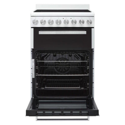 Euromaid 54cm Freestanding Electric Cooker - White