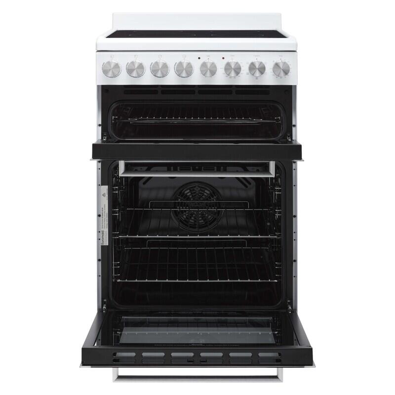 Euromaid 54cm Freestanding Electric Cooker - White