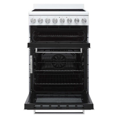 Euromaid 54cm Freestanding Electric Cooker - White