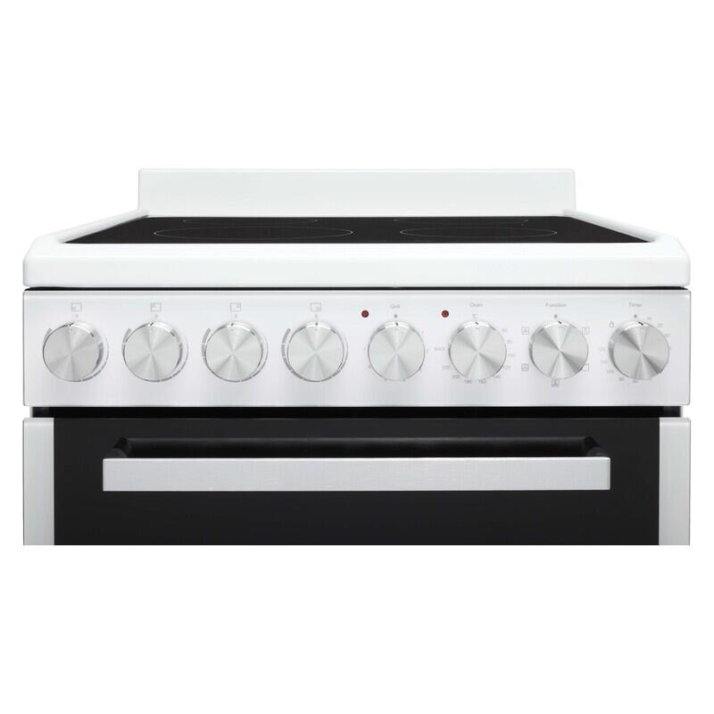 Euromaid 54cm Freestanding Electric Cooker - White