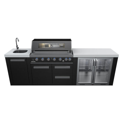 Everdure Oasis Outdoor Kitchen 6 Burner Sink and Beverage Cooler