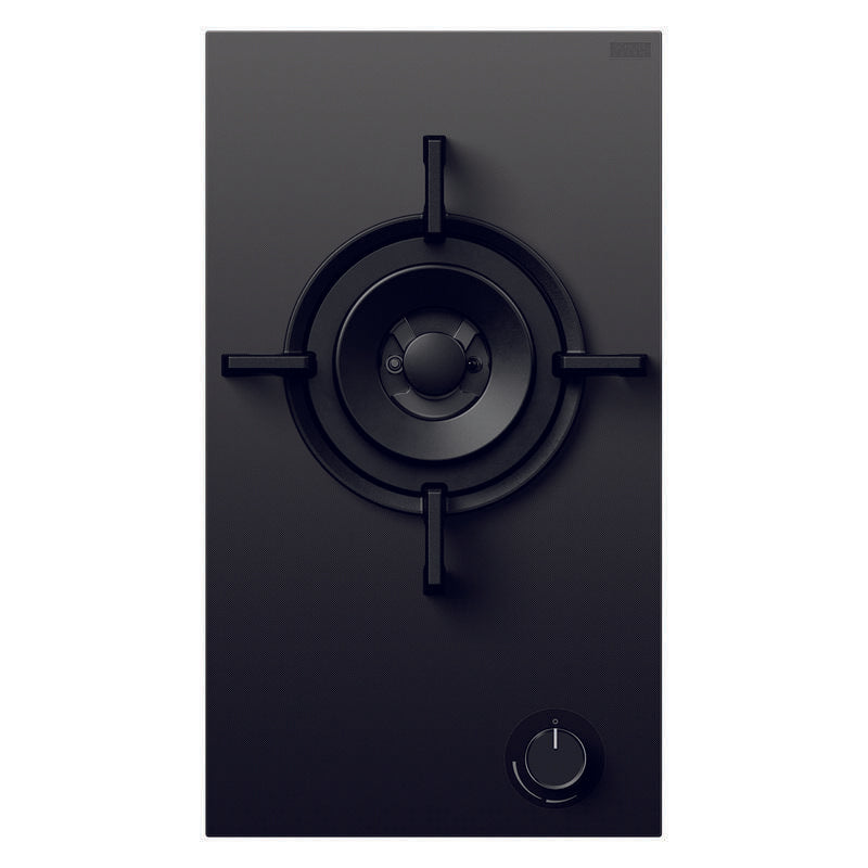 Fisher & Paykel 30cm Series 9 1 Burner Gas Cooktop - Black Glass