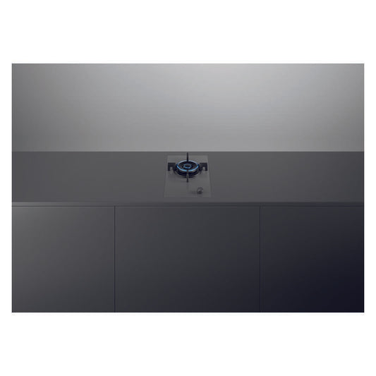 Fisher & Paykel 30cm Series 9 1 Burner Gas Cooktop LPG - Grey Glass