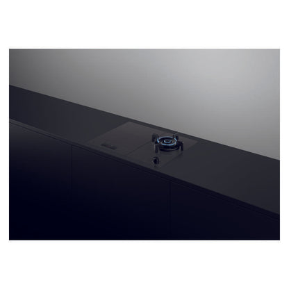 Fisher & Paykel 30cm Series 9 1 Burner Gas Cooktop NG - Black Glass