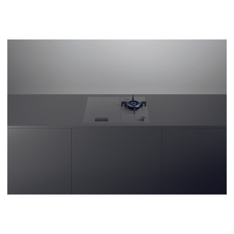 Fisher & Paykel 30cm Series 9 1 Burner Gas Cooktop - Grey Glass