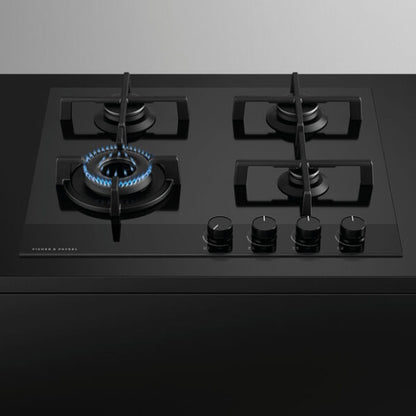 Fisher & Paykel 60cm Series 9 4 Burner Gas Cooktop, LPG
