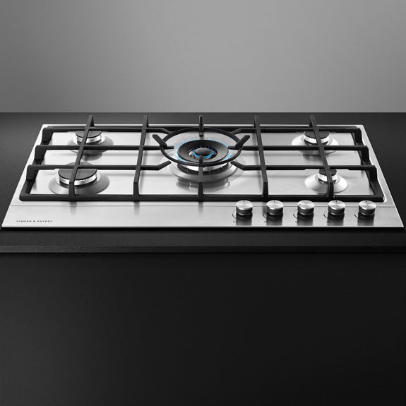 Fisher & Paykel 90cm Series 7 5 Burner Gas Cooktop, Natural Gas