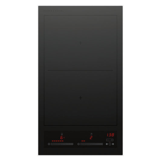 Fisher & Paykel 30cm 2 Zone Induction Cooktop (Series 7) - Black