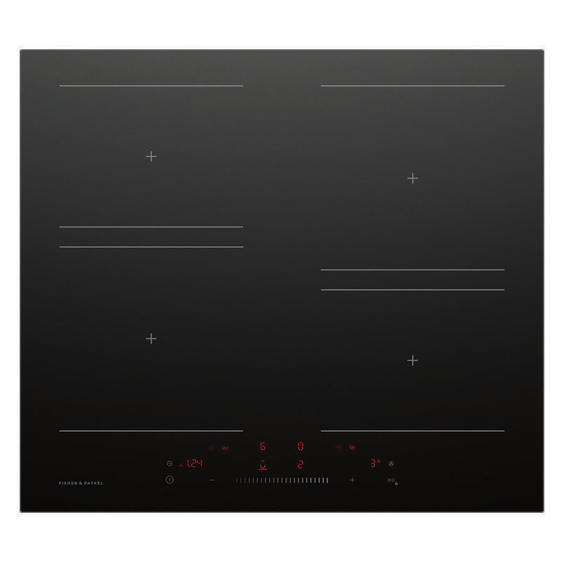 Fisher & Paykel 60cm 4 Zone Induction Cooktop with Low Current – Black (Series 5)