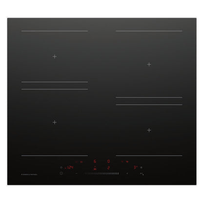 Fisher & Paykel 60cm 4 Zone Induction Cooktop with Low Current – Black (Series 5)