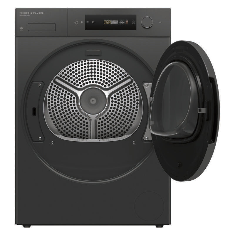Fisher & Paykel 10kg Smart Heat Pump Condenser Dryer - Woolmark Black - Graphite (Series 7)