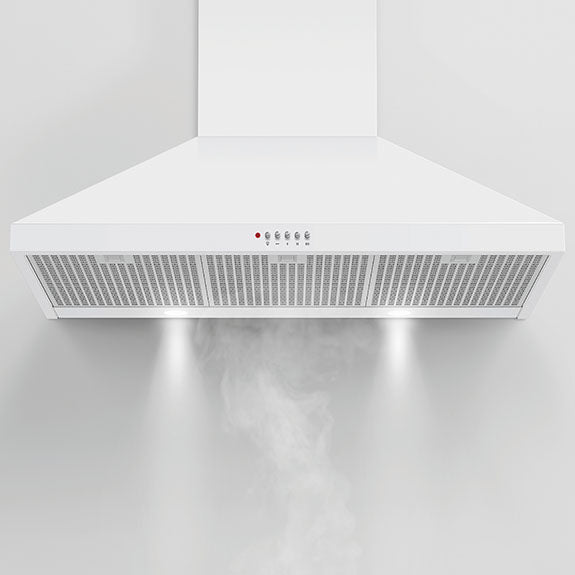 Fisher & Paykel 90cm Canopy Rangehood - White