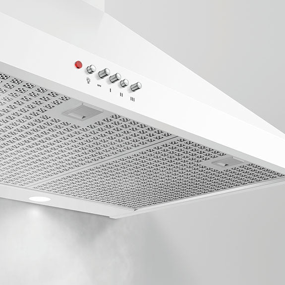 Fisher & Paykel 90cm Canopy Rangehood - White