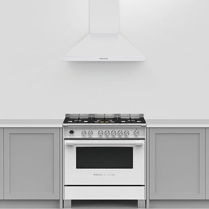 Fisher & Paykel 90cm Canopy Rangehood - White