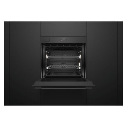 Fisher & Paykel 76cm Minimal Pyrolytic Steam Assist Oven - Black Glass (Series 11)