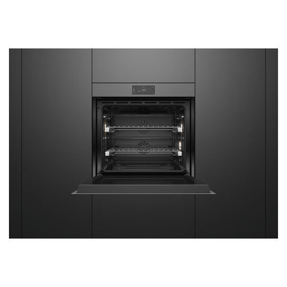 Fisher & Paykel 76cm Minimal Handleless Pyrolytic Oven - Grey Glass (Series 9)