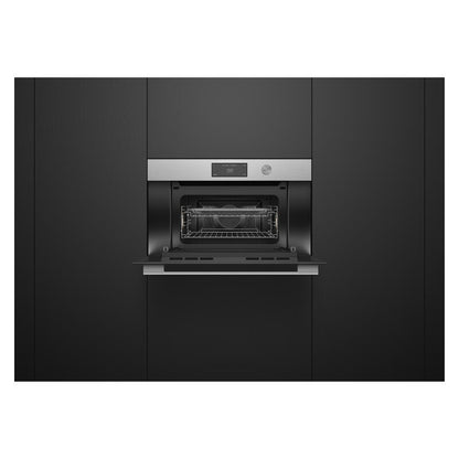 Fisher & Paykel 76cm Contemporary Combi-Microwave Oven - Brushed Silver Glass (Series 9)