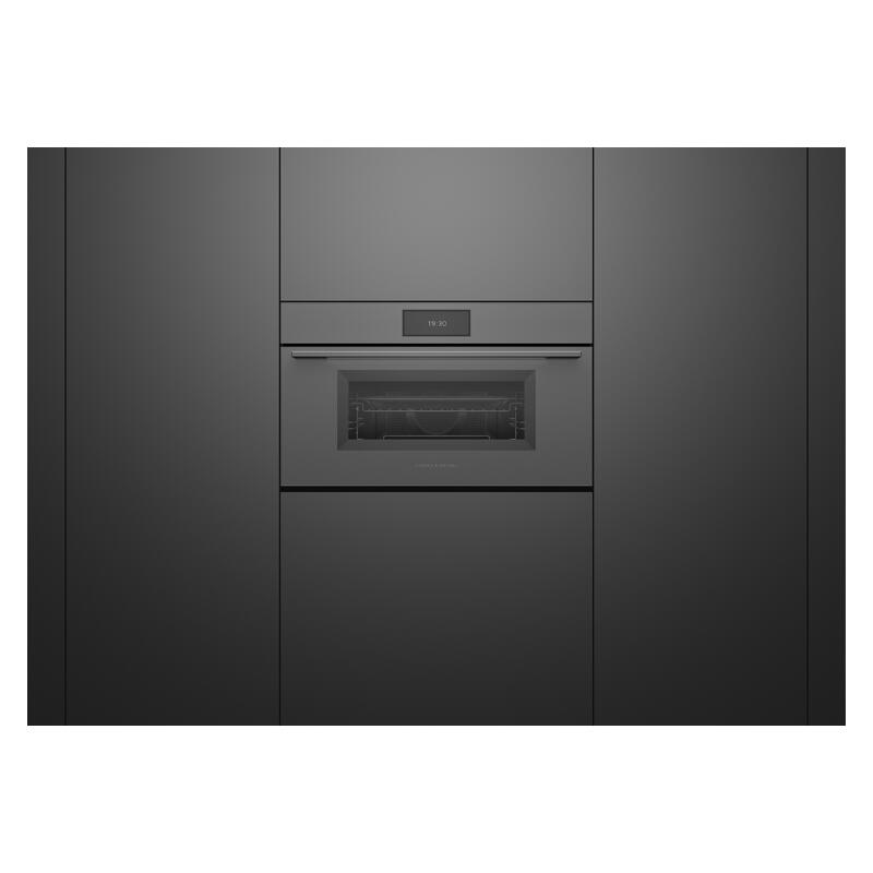 Fisher & Paykel 76cm Minimal Compact Combi-Microwave Oven - Grey Glass (Series 9)