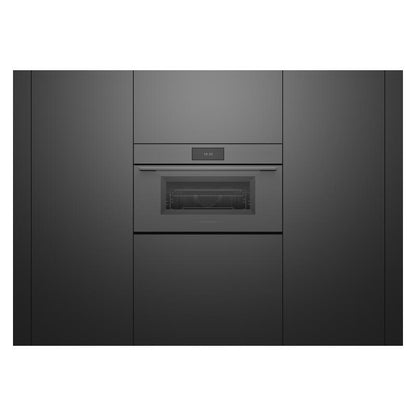 Fisher & Paykel 76cm Minimal Compact Combi-Microwave Oven - Grey Glass (Series 9)