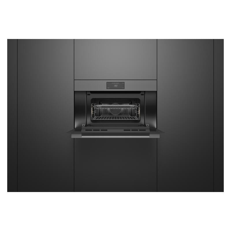 Fisher & Paykel 76cm Minimal Compact Combi-Microwave Oven - Grey Glass (Series 9)