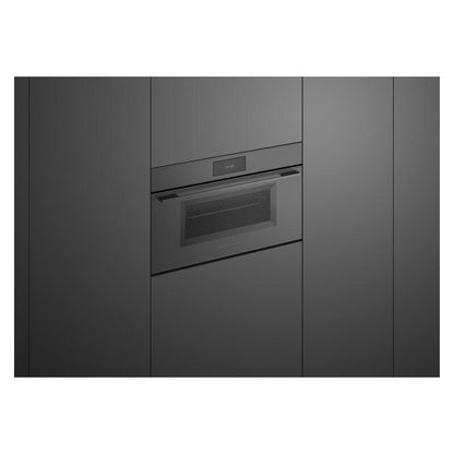 Fisher & Paykel 76cm Minimal Compact Combi-Microwave Oven - Grey Glass (Series 9)