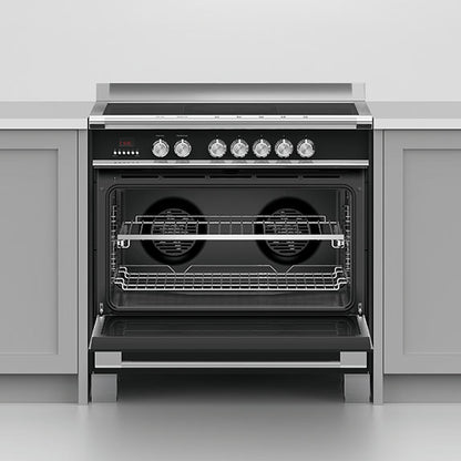 Fisher & Paykel 90cm Series 7 Classic 5 Zone Induction Cooker, 2 SmartZones