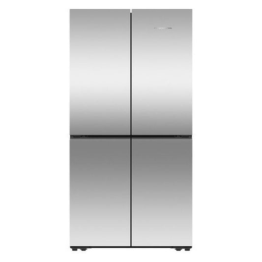 Fisher & Paykel 627L Quad Door Refrigerator Freezer Dual Ice Makers - Stainless Steel (Series 7)