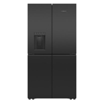 Fisher & Paykel 606L Quad Door Refrigerator Freezer Through Door Ice and Water - Stainless Steel (Series 7)