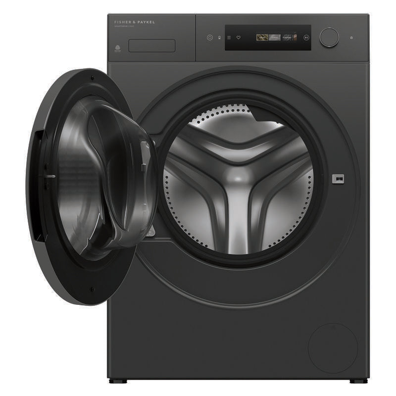 Fisher & Paykel 10kg S7 Front Load Washing Machine - Flexidose - Graphite with Dial
