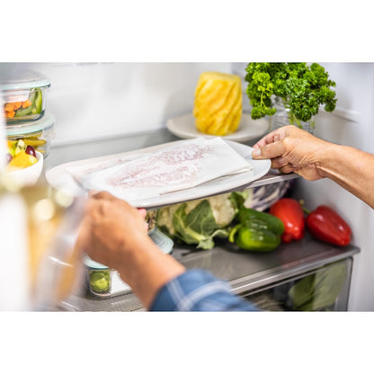 Haier 601L Quad Door Fridge Freezer with Ice & Water Dispenser - Satina