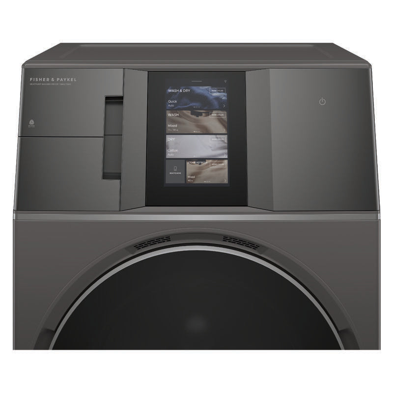 Fisher & Paykel 18kg/10kg Front Load Washer & Dryer Combo - Graphite (Series 9)