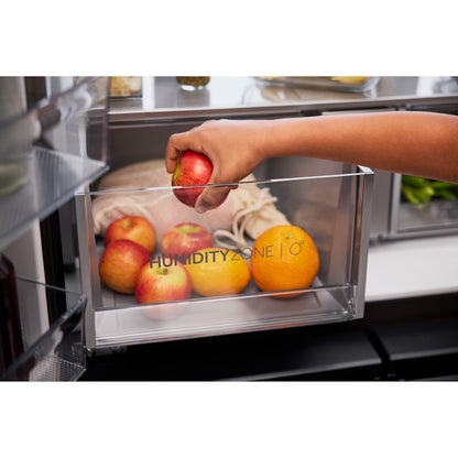 Haier 601L Quad Door Fridge Freezer with Ice & Water Dispenser - Satina
