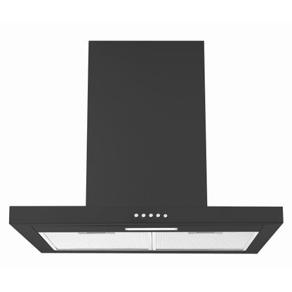 Haier 60cm Wall Rangehood Box Chimney - Black