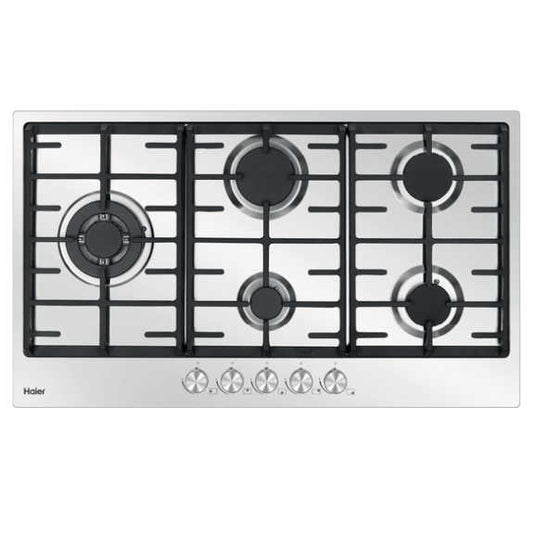 Haier 90cm Gas Cooktop - Stainless Steel