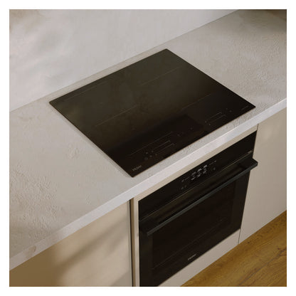 Haier 60cm 500 Series Induction Cooktop 4 Zone Low Current - Black Glass