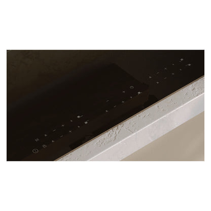 Haier 90cm 300 Series Induction Cooktop 5 Zone Low Current - Black Glass