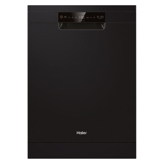 Haier 300 Series Freestanding Dishwasher - Black