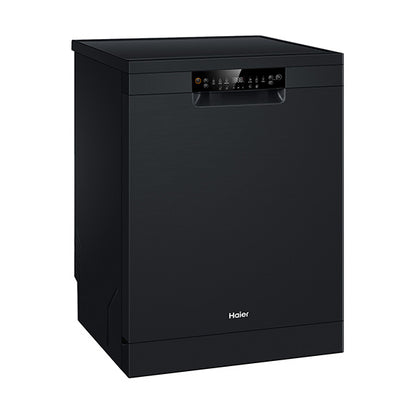 Haier 60cm Freestanding Dishwasher - Black