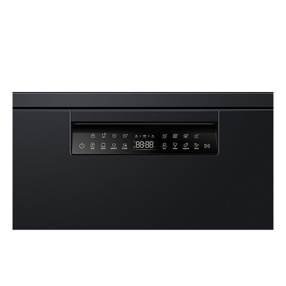 Haier 60cm Freestanding Dishwasher with Steam - Black