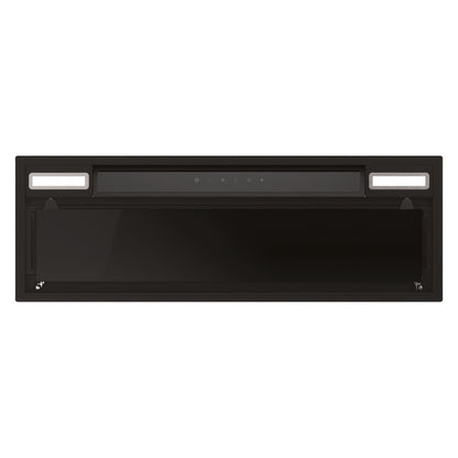 Haier 90cm 600 Series Integrated Insert Wall Rangehood Hood to Hob - Black