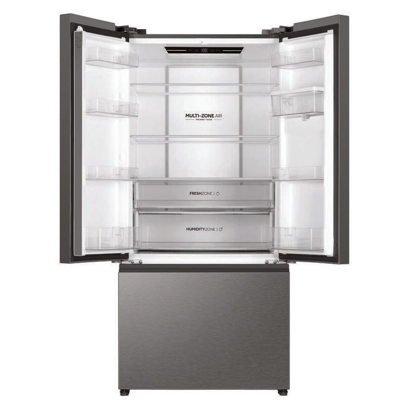 Haier 509L French Door Fridge Freezer with Water Dispenser - Satina (500 Series)