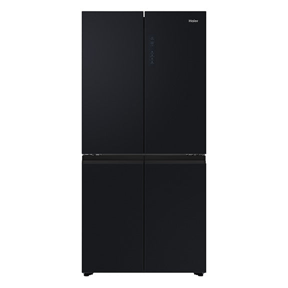 Haier 463L Quad Door Fridge Freezer - Black (600 Series)