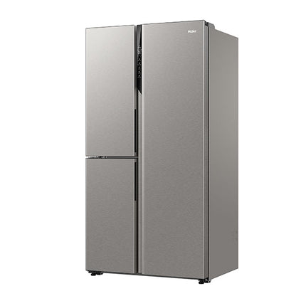 Haier 574L Side-by-Side Fridge Freezer - Satina