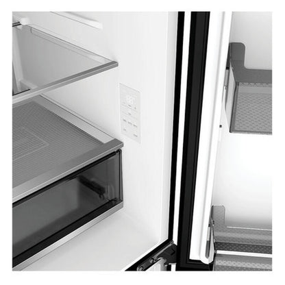 Haier 574L Quad Door Fridge Freezer Water (Non-Plumbed) - Black