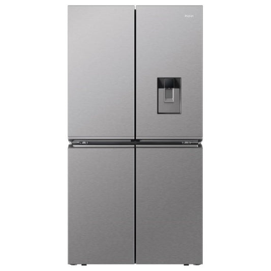 Haier 623L Quad Door Fridge Freezer with Ice & Water Dispenser - Satina (600 Series)