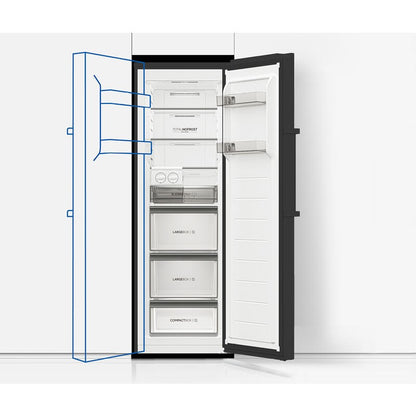 Haier 272L 300 Series Vertical Freezer - Black