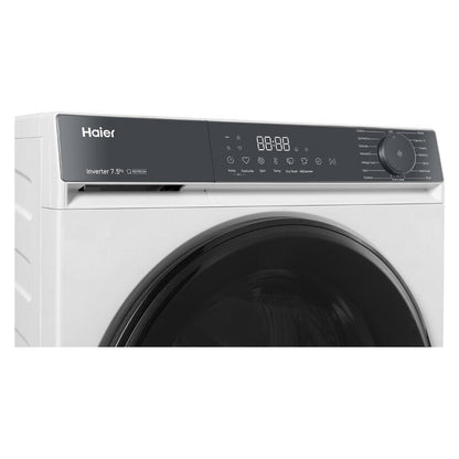 Haier 7.5kg Front Load Washing Machine - White (300 Series)
