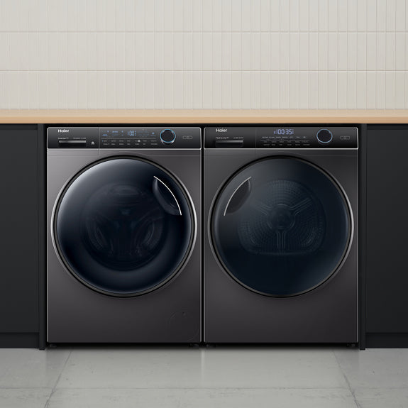 Haier 8.5kg Front Load Washing Machine - Black (500 Series)