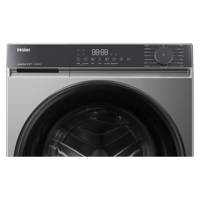 Haier 8.5kg Front Load Washer - Dark