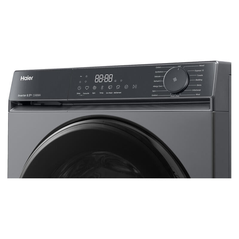 Haier 8.5kg Front Load Washer - Dark
